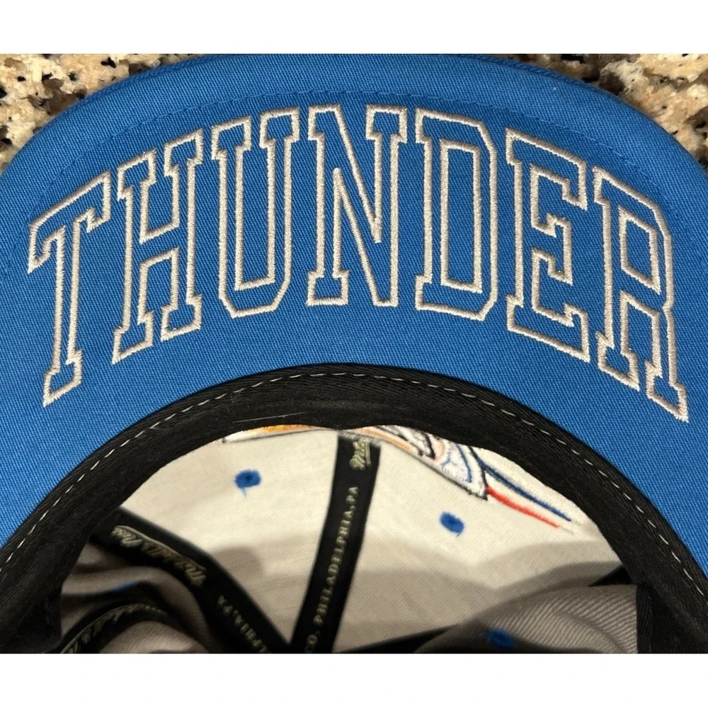 Mitchell & Ness Oklahoma City Thunder OKC Snapback Blue Gray NBA‎ Basketball Hat